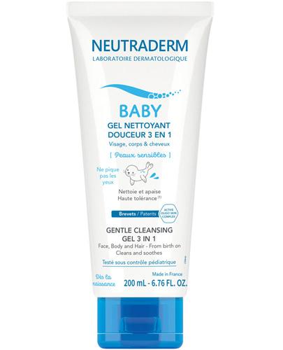  Neutraderm Baby Łagodny żel myjący 3 w 1 Twarz, ciało i włosy, 200 ml - Apteka internetowa Melissa  