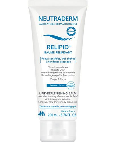 Neutraderm RELIPID+  Balsam odbudowujący warstwę lipidową twarz i ciało, 200 ml - Apteka internetowa Melissa  