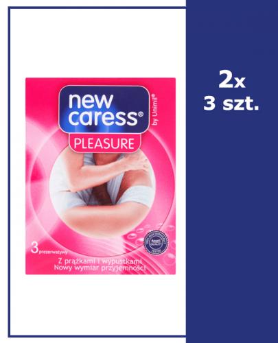 NEW CARESS PLEASURE - 2 x 3 szt.