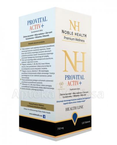  NOBLE HEALTH  PROVITAL ACTIV+ - 120 tabl. - Apteka internetowa Melissa  