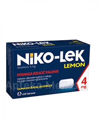 NIKO-LEK (NICCOREX) LEMON 4 mg gumy do żucia - 24 szt. - Apteka internetowa Melissa