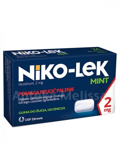  NIKO-LEK (NICCOREX) MINT 2 mg gumy do żucia, 24 szt. - Apteka internetowa Melissa  