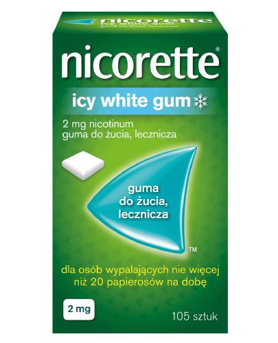 NICORETTE Icy White 2 mg - 105 szt. Na rzucenie palenia - cena, opinie, właściwości - Apteka internetowa Melissa