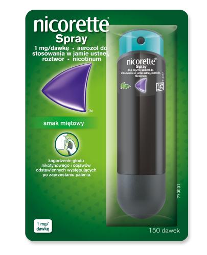 NICORETTE SPRAY 1 mg/dawka - 13,2 ml. Spray antynikotynowy - cena, opinie, stosowanie - Apteka internetowa Melissa