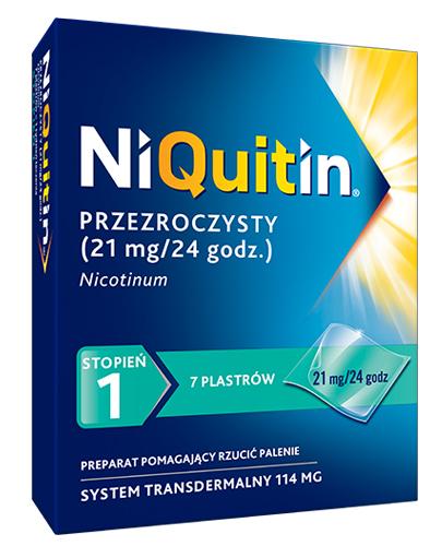 NIQUITIN 21 mg/24 h - 7 plast. - Apteka internetowa Melissa