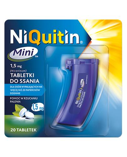 NIQUITIN MINI 1,5 mg - 20 tabl. do ssania - Apteka internetowa Melissa