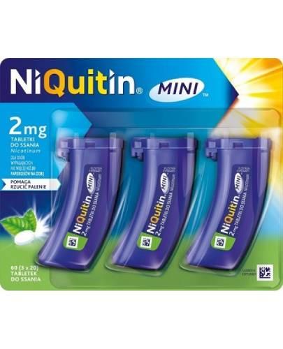  NiQuitin mini 2 mg, 60 sztuk  - Apteka internetowa Melissa  