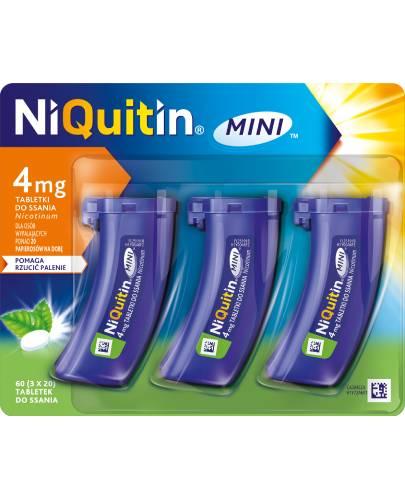  NiQuitin mini 4 mg, 60 sztuk - Apteka internetowa Melissa  