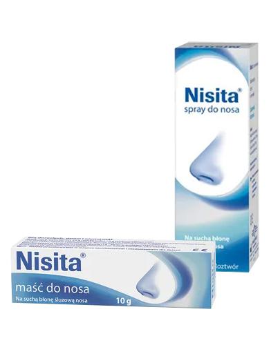  NISITA Maść do nosa - 10 g + NISITA Spray do nosa - 20 ml  - Apteka internetowa Melissa  