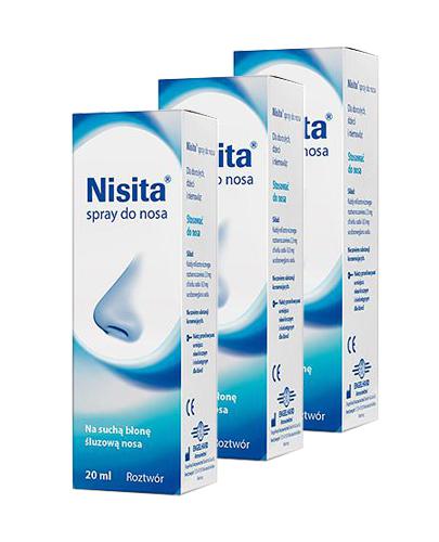  NISITA Spray do nosa 3 x 20 ml  - Apteka internetowa Melissa  