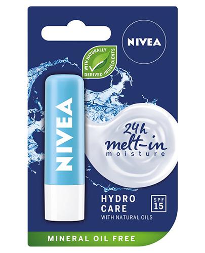 NIVEA 24h MELT-IN MOISTURE Hydro Care pielęgnująca pomadka do ust - 4,8 g