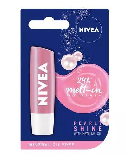  NIVEA 24h MELT-IN MOISTURE Pearly Shine pielęgnująca pomadka do ust - 4,8 g - Apteka internetowa Melissa  