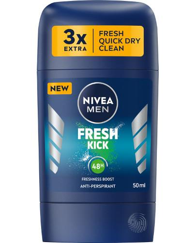  NIVEA MEN Antyperspirant w sztyfcie Fresh Kick, 50 ml - Apteka internetowa Melissa  