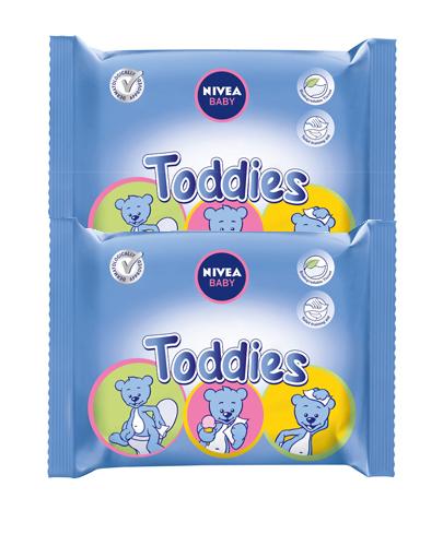  NIVEA BABY TODDIES Chusteczki dla niemowląt - 2x 60 szt. - Apteka internetowa Melissa  