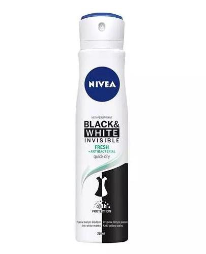 NIVEA BLACK&WHITE INVISIBLE FRESH Antyperspirant 48h - 150 ml - Apteka internetowa Melissa  