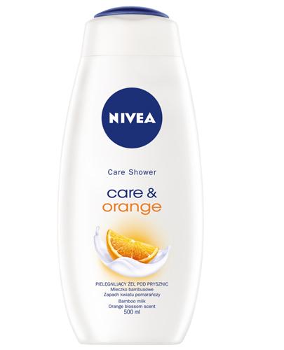  Nivea Care & Orange Pielęgnujący kremowy żel pod prysznic, 500 ml - Apteka internetowa Melissa  