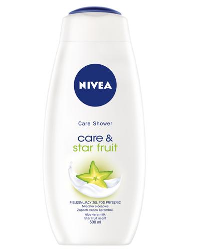  Nivea Care & Star fruit Pielęgnujący żel pod prysznic - 500 ml - cena, opinie, właściwości  - Apteka internetowa Melissa  