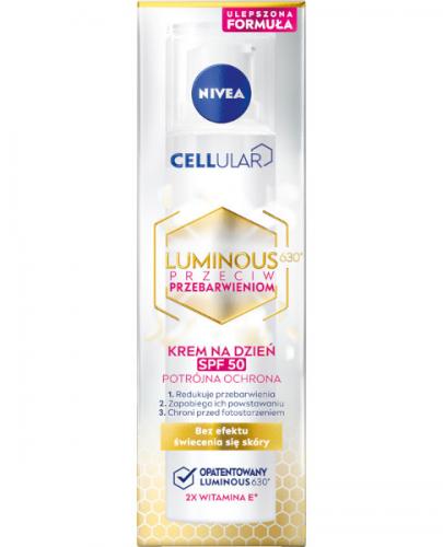  NIVEA Cellular Luminous630® Krem na dzień przeciw przebarwieniom SPF 50, 40 ml - Apteka internetowa Melissa  