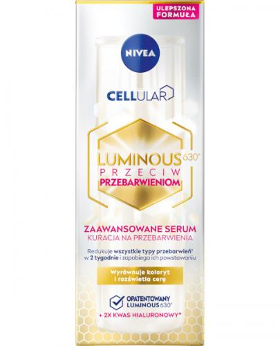  NIVEA Cellular Luminous630® Zaawansowane serum Kuracja na przebarwienia, 30 ml - Apteka internetowa Melissa  
