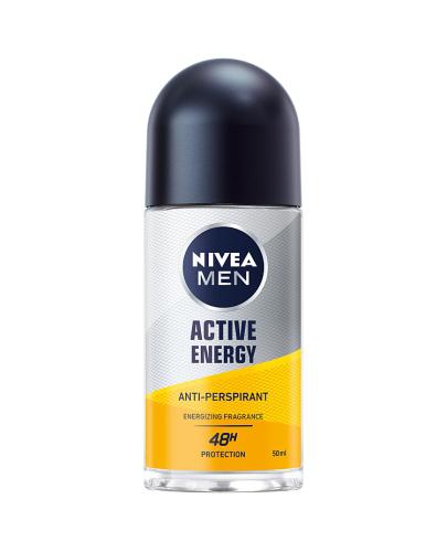  Nivea Men Active Energy Dezodorant roll-on - 50 ml - cena, opinie, wskazania - Apteka internetowa Melissa  