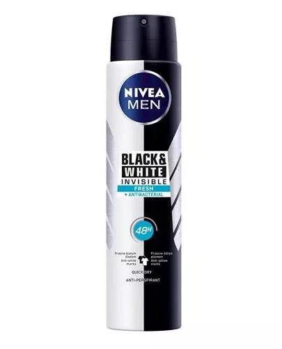 NIVEA MEN BLACK&WHITE INVISIBLE FRESH Antyperspirant 48h - 150 ml - Apteka internetowa Melissa