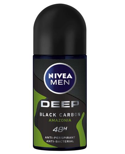  NIVEA MEN DEEP BLACK CARBON AMAZONIA Antyperspirant w kulce 48h - 50 ml - cena, opinie, właściwości  - Apteka internetowa Melissa  