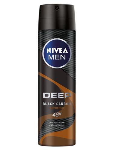 NIVEA MEN DEEP BLACK CARBON ESPRESSO Antyperspirant 48h - 150 ml - cena, opinie, właściwości - Apteka internetowa Melissa