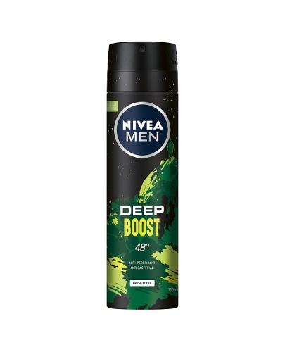  NIVEA Men DEEP BOOST Fresh Scent Antyprespirant w Sprayu 48h - 150 ml - cena, opinie, stosowanie - Apteka internetowa Melissa  