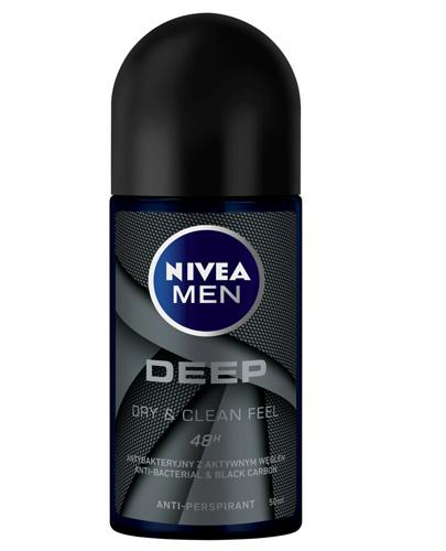  NIVEA MEN DEEP DRY & CLEAN FEEL Antyperspirant w kulce 48h - 50 ml - cena, opinie, właściwie - Apteka internetowa Melissa  