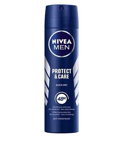  NIVEA MEN DEO PROTECT & CARE Antyperspirant w sprayu - 150 ml - Apteka internetowa Melissa  
