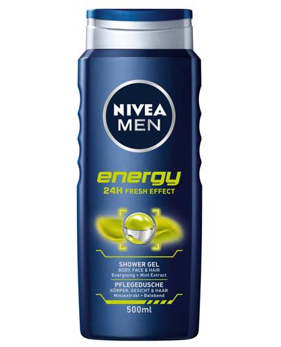 Nivea Men Energy Żel pod prysznic do ciała, twarzy i włosów, 500 ml - Apteka internetowa Melissa  