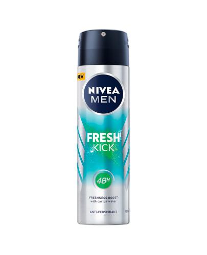  Nivea Men Fresh Kick Antyperspirant - 150 ml - cena, opinie, właściwości - Apteka internetowa Melissa  