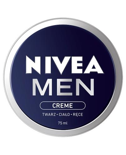  Nivea Men Krem - 75 ml Uniwersalny krem dla mężczyzn - cena, opinie, właściwości  - Apteka internetowa Melissa  