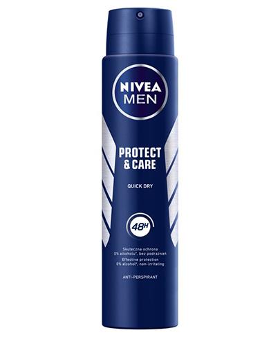  Nivea Men Protect & Care Antyperspirant Spray, 250 ml - Apteka internetowa Melissa  
