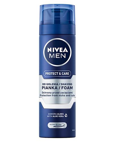  Nivea Men Protect & Care Pianka do golenia ochronna - 200 ml - cena, opinie, wskazania - Apteka internetowa Melissa  