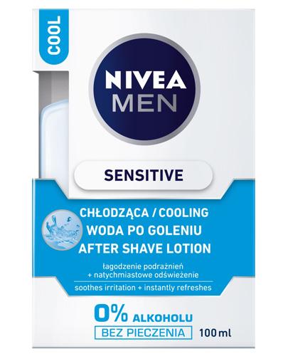  NIVEA MEN SENSITIVE COOL Woda po goleniu - 100 ml Chłodząca woda po goleniu - cena, opinie, skład - Apteka internetowa Melissa  