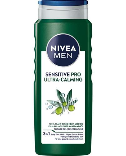  Nivea Men Sensitive Pro Ultra-Calming Żel pod prysznic 3 w 1, 500 ml cena, opinie, właściwości - Apteka internetowa Melissa  