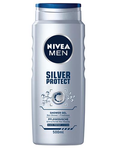  Nivea Men Silver Protect Żel pod prysznic do ciała, twarzy i włosów, 500 ml - Apteka internetowa Melissa  