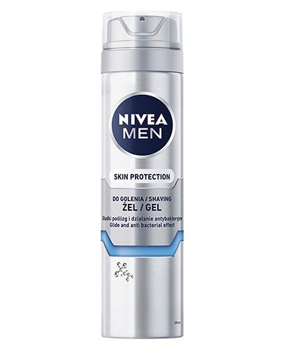  Nivea Men Skin Protection Żel do golenia Silver Protect, 200 ml  - Apteka internetowa Melissa  