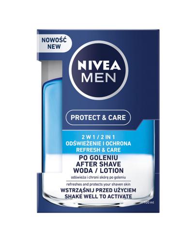  Nivea Protect & Care Woda po goleniu 2 w 1 - 100 ml - cena, opinie, właściwości - Apteka internetowa Melissa  
