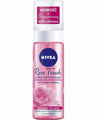  Nivea Rose Touch Pianka oczyszczająca z organiczną wodą różaną i technologią micelarną, 150 ml, cena, opinie, właściwości - Apteka internetowa Melissa  