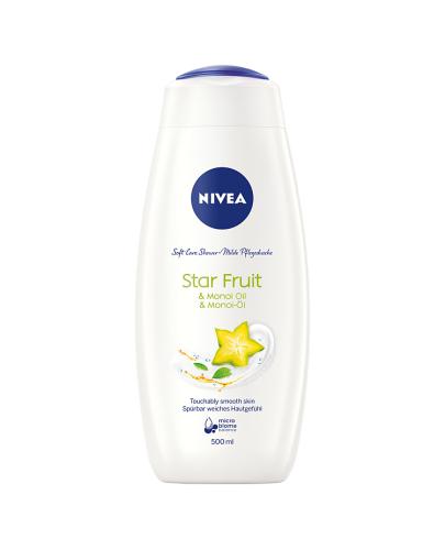  Nivea Soft Care Shower Star Fruit Żel pod prysznic z olejkiem monoi o zapachu owocu karamboli, 500 ml, cena, opinie, właściwości - Apteka internetowa Melissa  