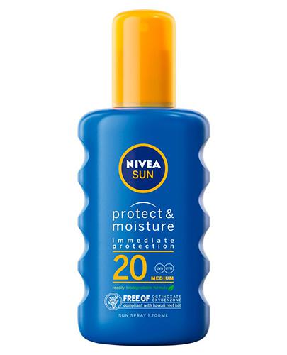  Nivea Sun Protect & Moisture Spray do opalania SPF20 - 200 ml - cena, opinie, wskazania - Apteka internetowa Melissa  