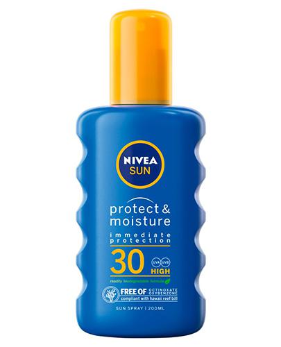  Nivea Sun Protect & Moisture Spray do opalania SPF30 - 200 ml - cena, opinie, właściwości - Apteka internetowa Melissa  