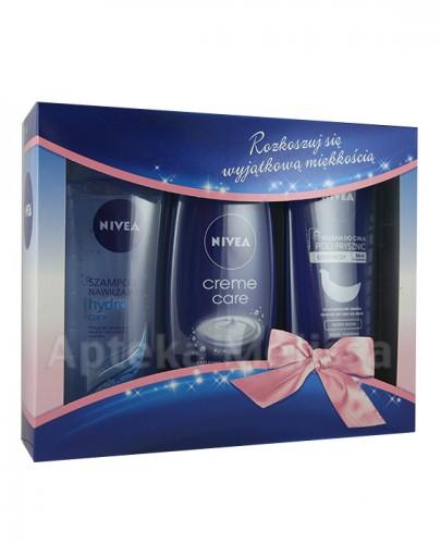 NIVEA Szampon - 250 ml + Kremowy żel pod prysznic - 250 ml + Odżywczy balsam - 250 ml - Apteka internetowa Melissa