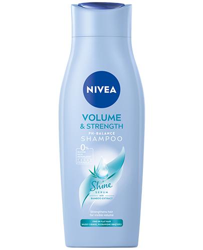  NIVEA VOLUME & STRENGHT Szampon pielęgnujący do włosów cienkich, 400 ml, cena, opinie, właściwości - Apteka internetowa Melissa  