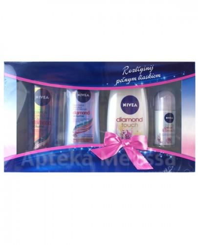 NIVEA DIAMOND Szampon - 250 ml + Odżywka - 200 ml + Olejek pod prysznic - 250 ml + Antyperspirant - 50 ml - Apteka internetowa Melissa