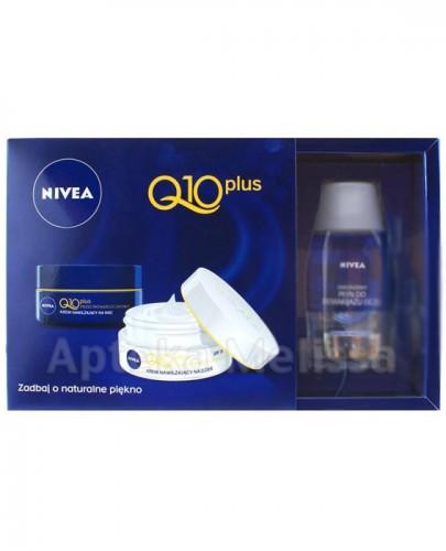 NIVEA Q10 PLUS Krem przeciwzmarszczkowy na dzień - 50 ml + Krem przeciwzmarszczkowy na noc - 50 ml + Dwufazowy płyn do demakijażu - 125 ml - Apteka internetowa Melissa