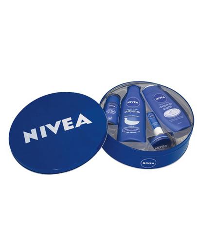 NIVEA ZESTAW Żel pod prysznic + Mleczko do ciała + Antyperspirant roll-on + Krem + Pomadka do ust - 250 ml + 250 ml + 50 ml + 30 ml + 4,8 g - Apteka internetowa Melissa