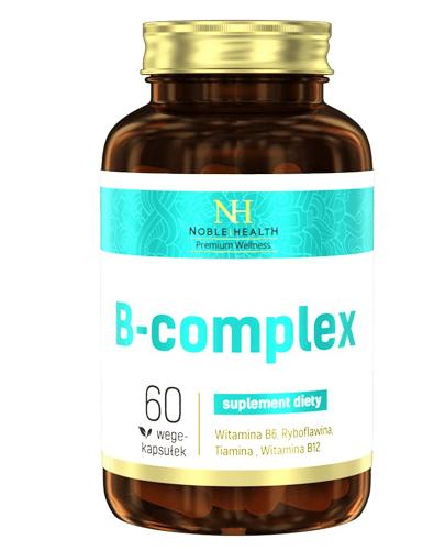  NOBLE HEALTH B-complex - 60 kaps. Na uzupełnienie witamin z grupy B - cena, opinie, dawkowanie - Apteka internetowa Melissa  